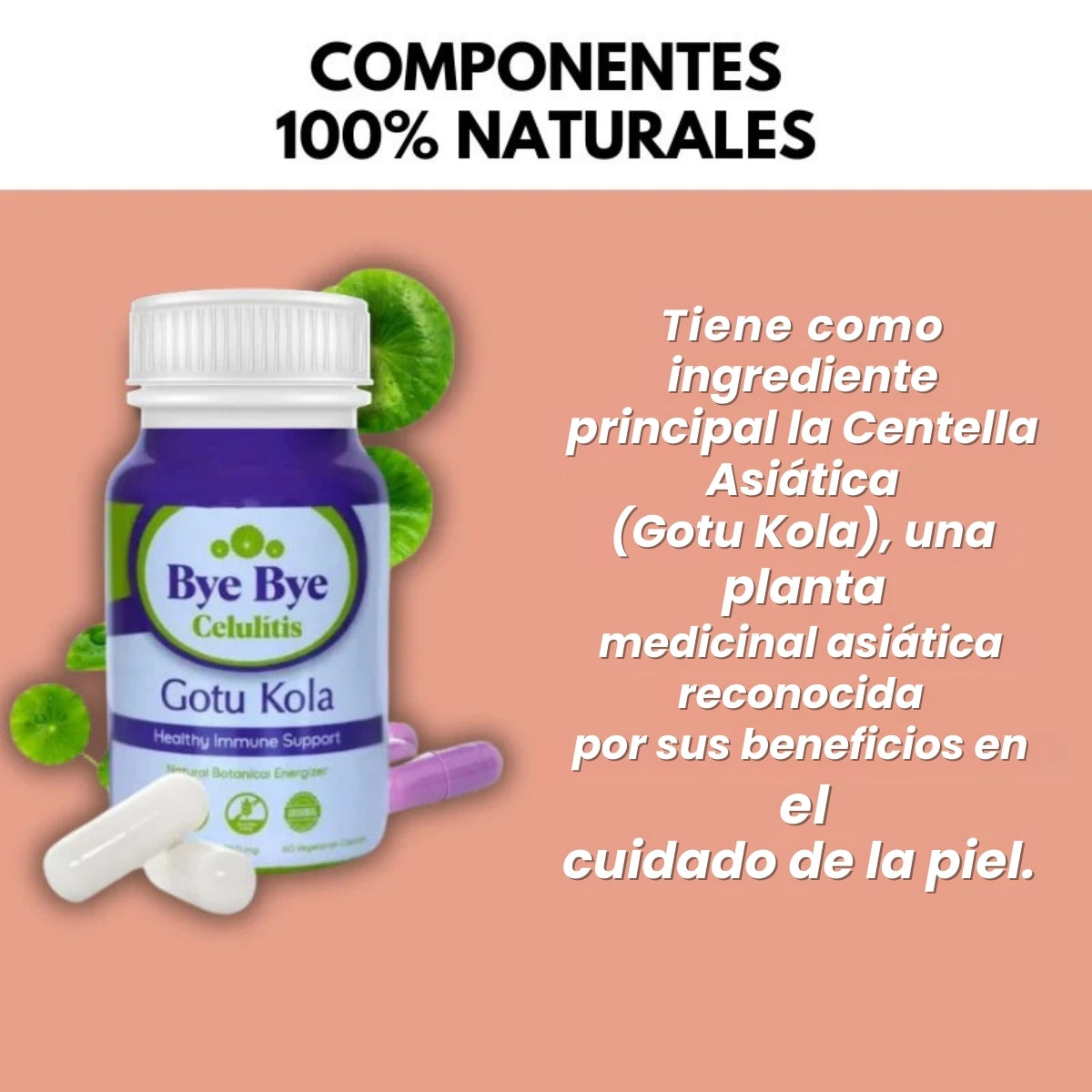 Cápsulas Bye Bye Celulitis – Elimina la Celulitis y Moldea tu Figura
