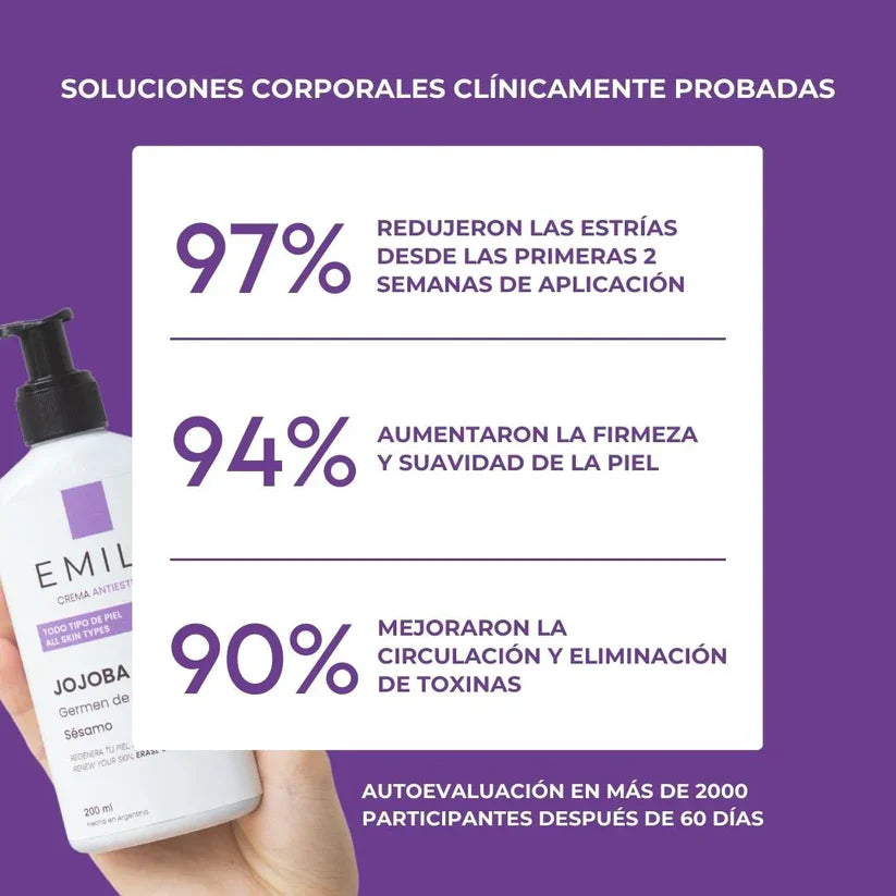Crema AntiEstrías - 200ml EMILY