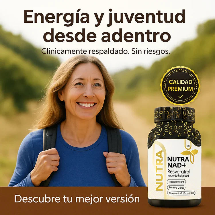 NAD + Resveratrol - Capsulas de reparación celular - OFERTA 2X1
