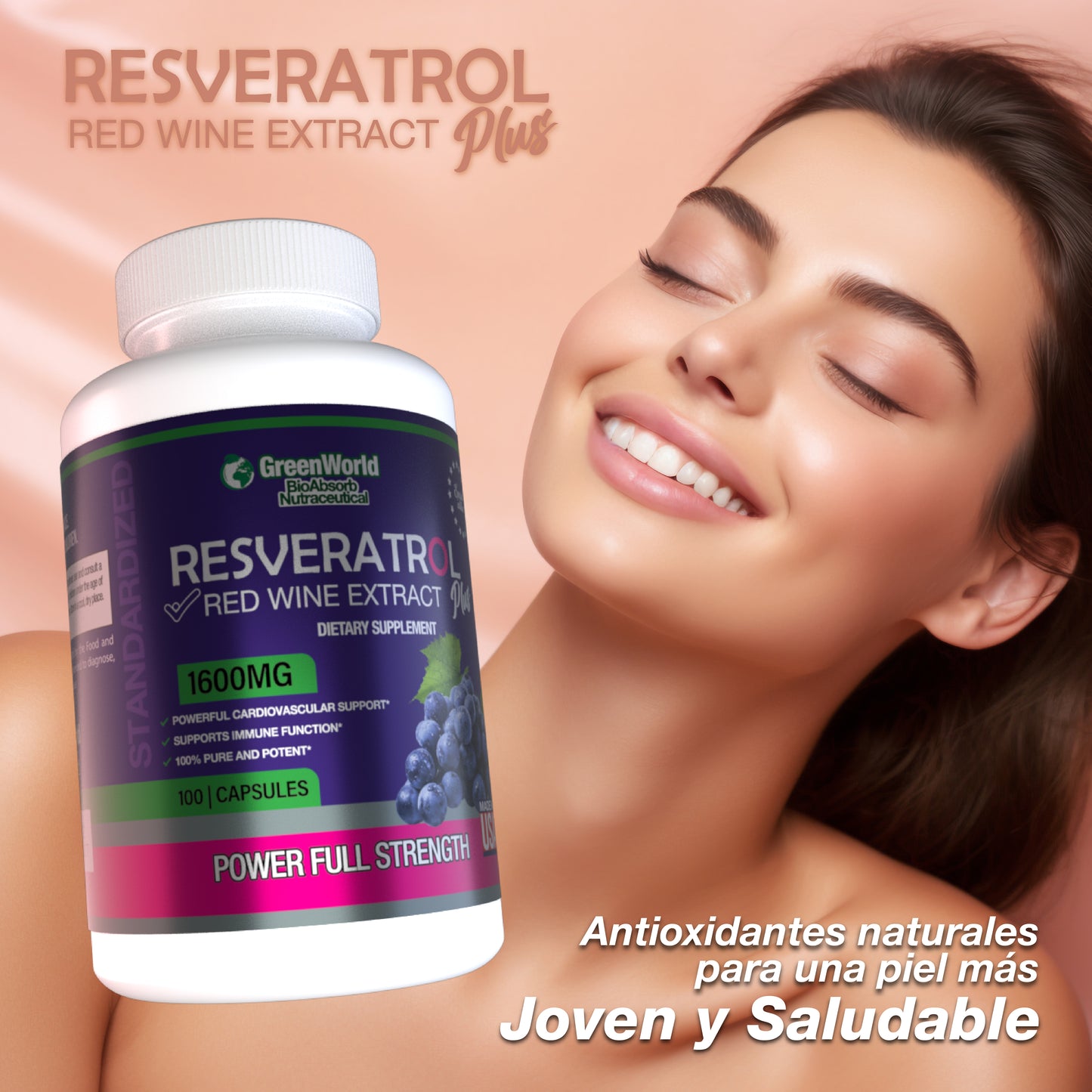 Reverastrol en Capsulas Antioxidante Poderoso