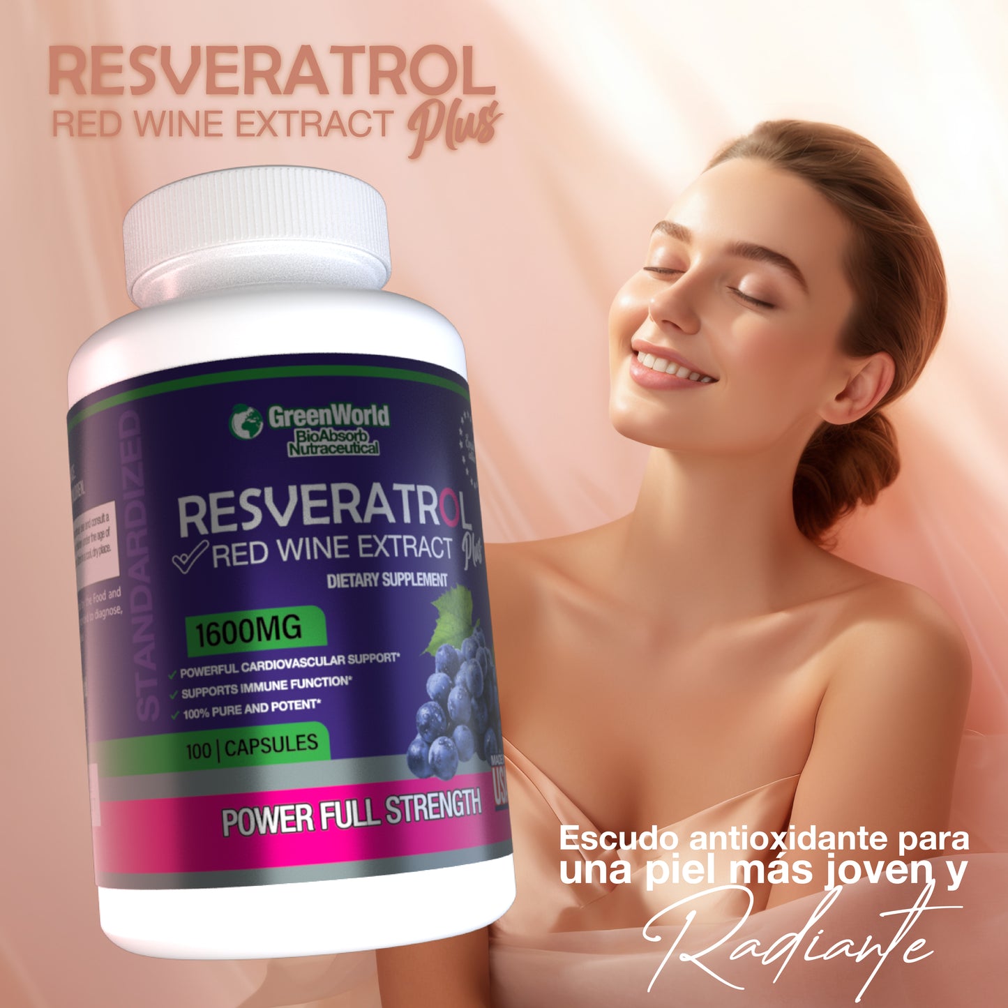 Reverastrol en Capsulas Antioxidante Poderoso