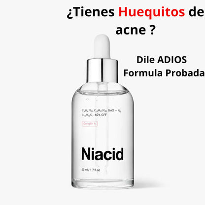 Niacid elimina cicatrices y puntos negros de acné
