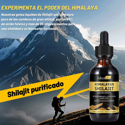 Shilajit Gotas - Gotas que activan tu energía interior.