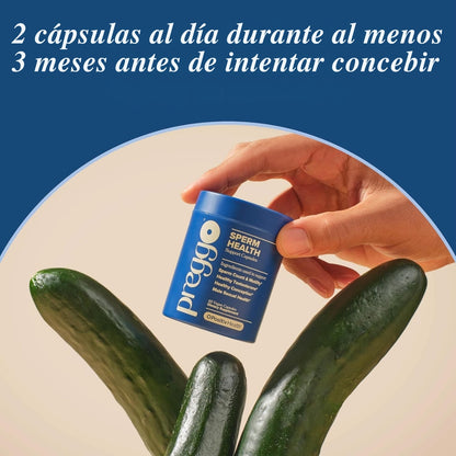 PREGGO Cápsulas de salud espermática para hombres