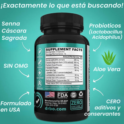 Dr. Bo - Capsulas 15 Days para digestión - OFERTA 2X1