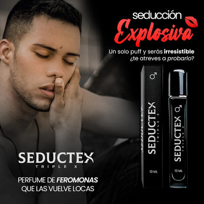 Seductex® Perfume con Feromonas Hombre - Oferta 2x1 Solo Por Este Mes