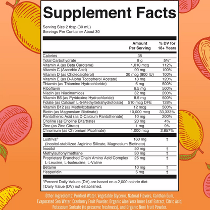 Multivitamínico líquido + Crecimiento del cabello
